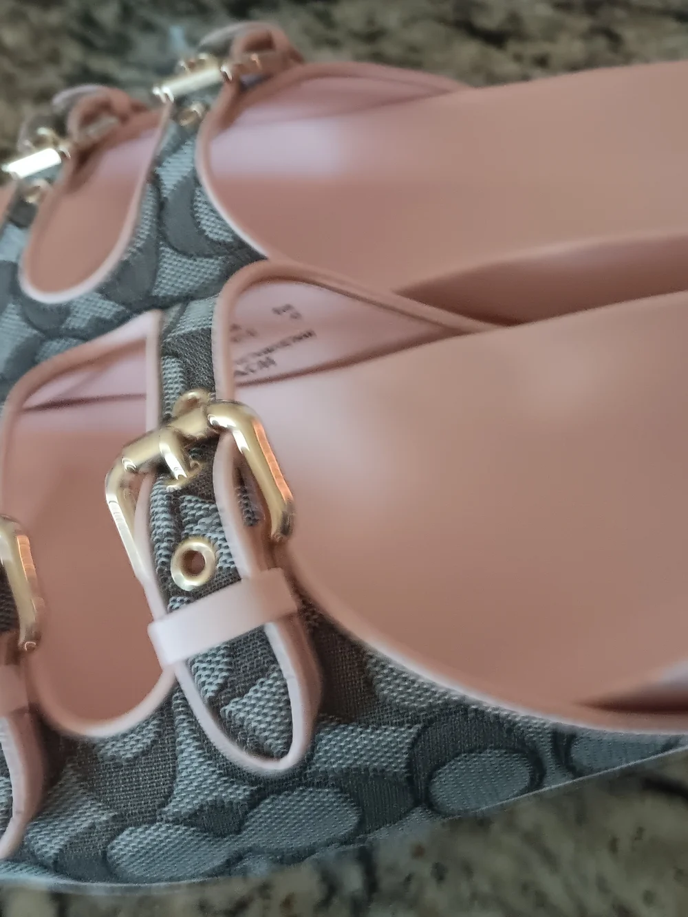 Coach slide sandals
